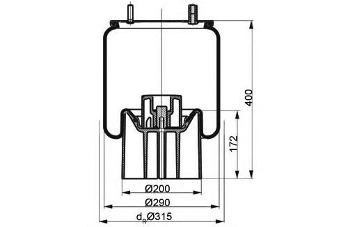 Burduf, suspensie pneumatica