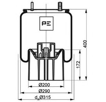 Burduf, suspensie pneumatica