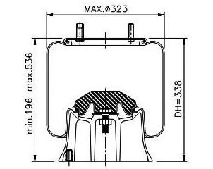 Burduf, suspensie pneumatica