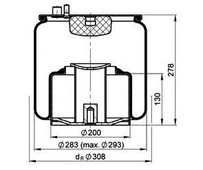 Burduf, suspensie pneumatica