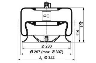 Burduf, suspensie pneumatica