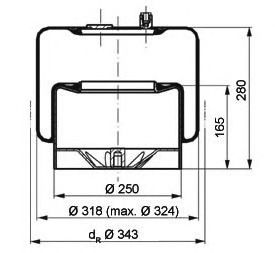 Burduf, suspensie pneumatica