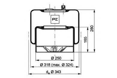 Burduf, suspensie pneumatica