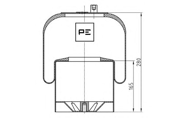 Burduf, suspensie pneumatica