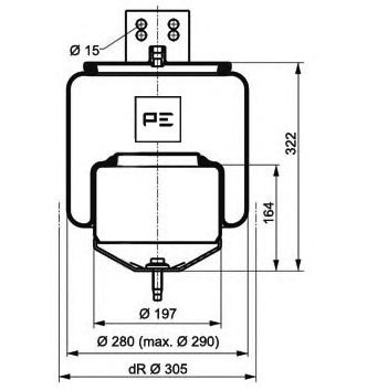 Burduf, suspensie pneumatica