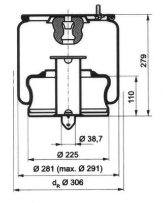 Burduf, suspensie pneumatica