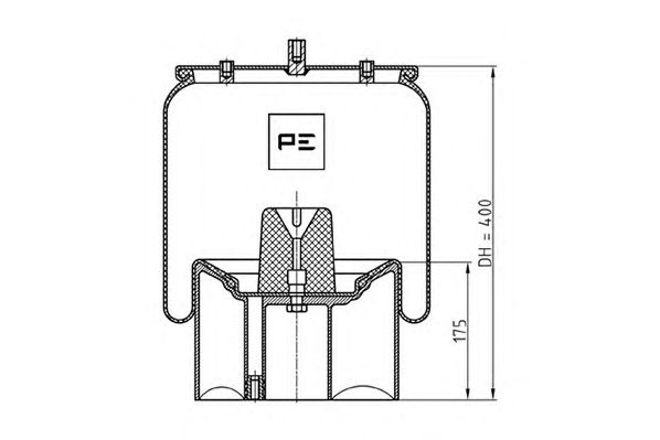 Burduf, suspensie pneumatica