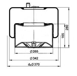 Burduf, suspensie pneumatica