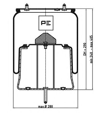 Burduf, suspensie pneumatica