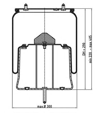 Burduf, suspensie pneumatica