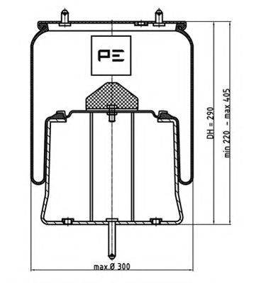 Burduf, suspensie pneumatica