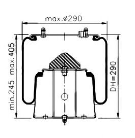 Burduf, suspensie pneumatica