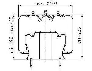 Burduf, suspensie pneumatica