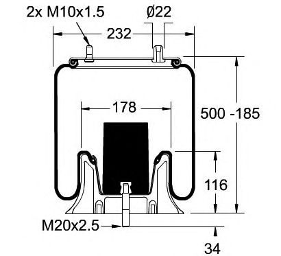 Burduf, suspensie pneumatica