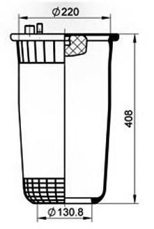 Burduf, suspensie pneumatica