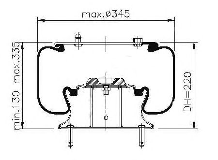 Burduf, suspensie pneumatica