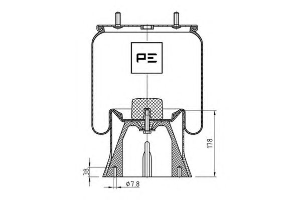 Burduf, suspensie pneumatica