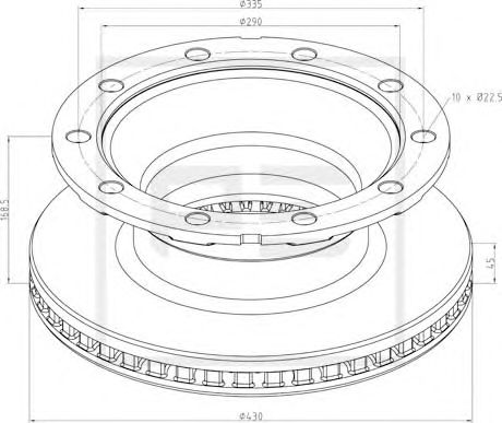 Disc frana