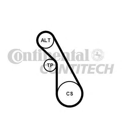 Set curea transmisie cu caneluri OPEL 1,4/1,6/1,8