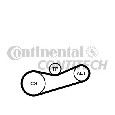 Set curea transmisie cu caneluri VW 1,4/1,9 TDI