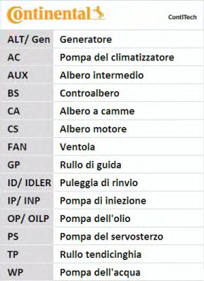 Set curea transmisie cu caneluri