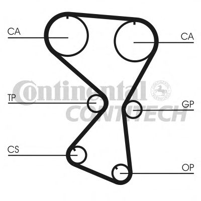 Set curea de distributie MITSUBISHI 2,4GDI GALANT/SPACE WAGON