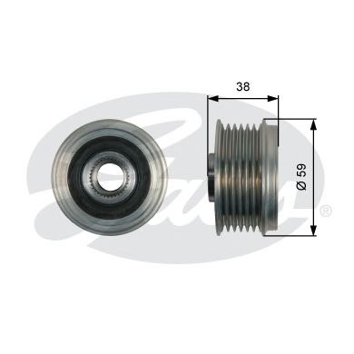 Sistem roata libera, generator