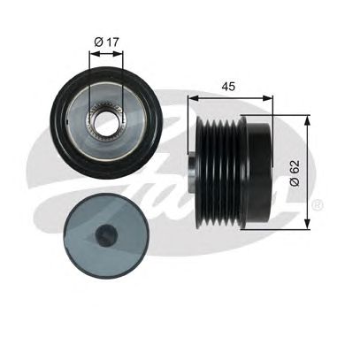 Sistem roata libera, generator