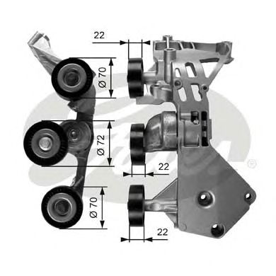 rola intinzator,curea transmisie