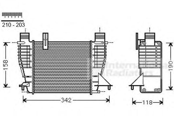 Intercooler, compresor