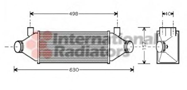 Intercooler, compresor