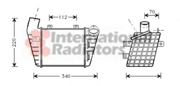 Intercooler, compresor