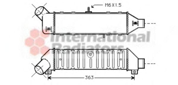 Intercooler, compresor