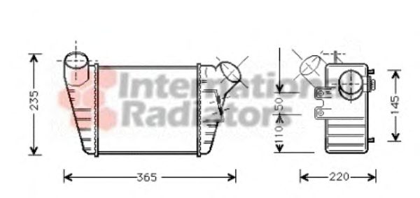 Intercooler, compresor