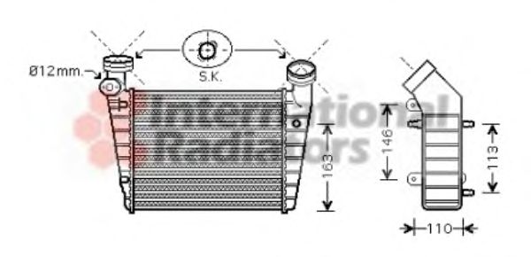 Intercooler, compresor