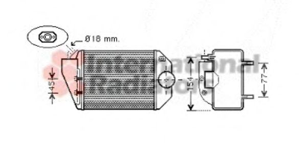 Intercooler, compresor