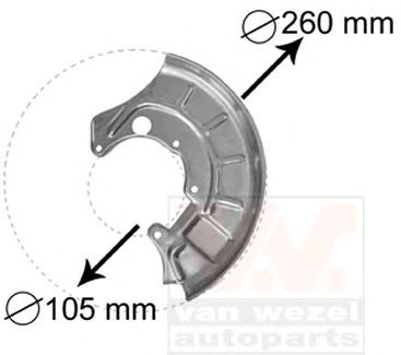 protectie stropire,disc frana