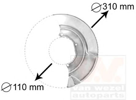 protectie stropire,disc frana