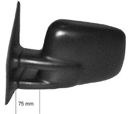 Sticla oglinda, oglinda retrovizoare exterioara