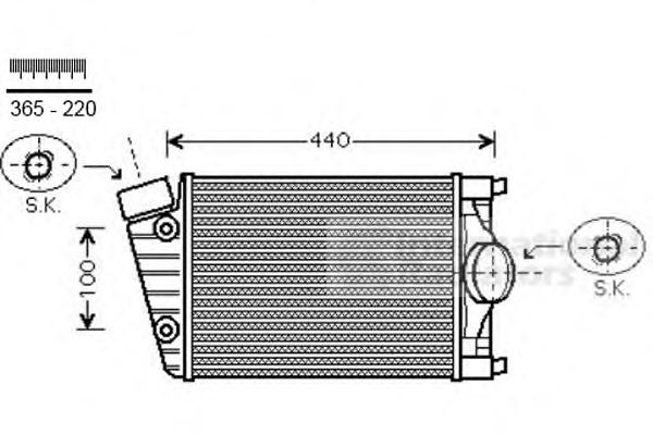 Intercooler, compresor