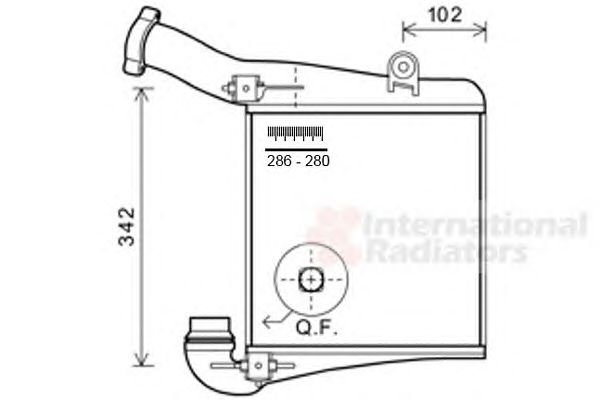 Intercooler, compresor