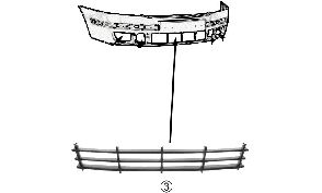 Grila ventilatie, bara protectie