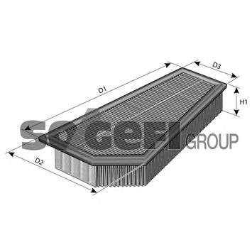 Filtru aer MERCEDES-BENZ W204/W211/212 1,8CGI 09-