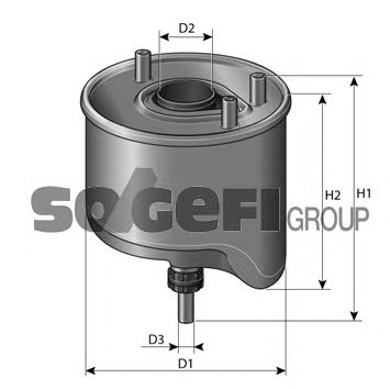 filtru combustibil CITROEN 1,4/1,6HDI 08-