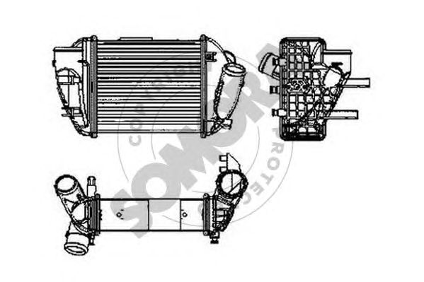 Intercooler, compresor