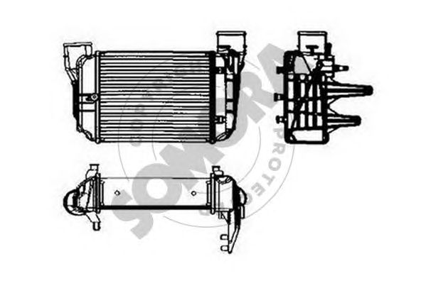 Intercooler, compresor