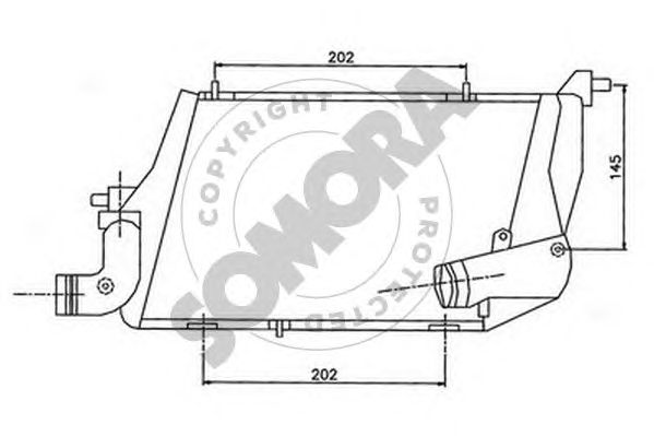 Intercooler, compresor