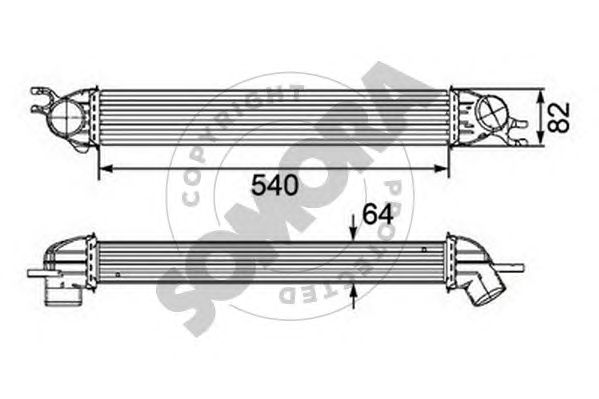 Intercooler, compresor