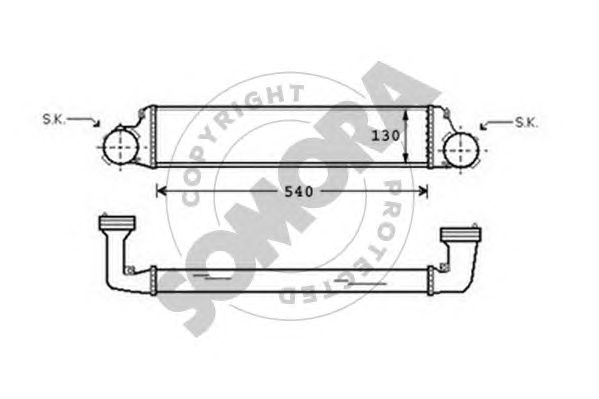 Intercooler, compresor