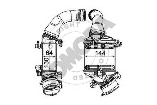 Intercooler, compresor